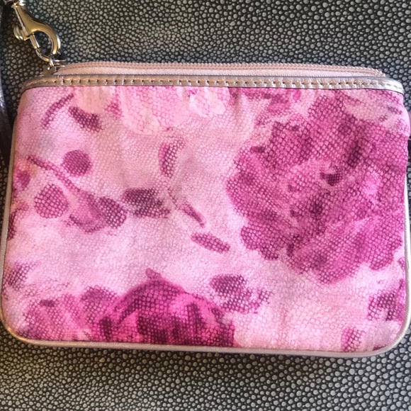 Coach Tote With Coin Purse - Pink roses - Picture 10 of 13